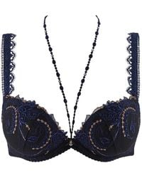 Aubade - Amour Précieux Embroidered Push-Up Bra - Lyst