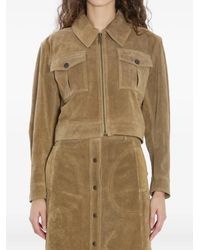 Arma - Pointed-Collar Zip-Front Jacket - Lyst