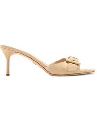 Veronica Beard - Tia Buckle-Detail Sandals - Lyst