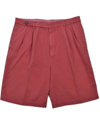 Brunello Cucinelli - Short En Coton À Design Plissé - Lyst