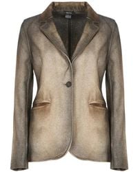 Avant Toi - Single-Breasted Wool-Blend Blazer - Lyst