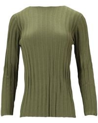 LA ROSE - Ribbed Long-Sleeve Top - Lyst