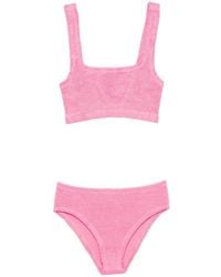 Hunza G - Xandra Crinkled-Finish Bikini - Lyst