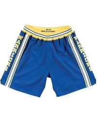 Mitchell & Ness - Golden State Warriors 1981-82 Royal Authentic Shorts - Lyst