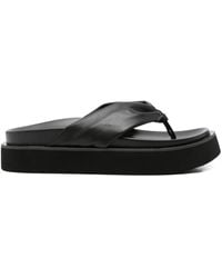 Yohji Yamamoto - Knotted Leather Sandals - Lyst