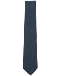 Canali - Micro-Pattern Silk Tie - Lyst