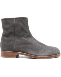Common Projects - Bottines Zippées En Daim - Lyst