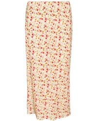 Lee Mathews - Flora Graphic-Print Maxi Skirt - Lyst