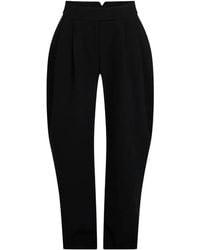 KARL LAGERFELD - Karl Studio Wide-Leg High-Waisted Voluminous Trousers - Lyst