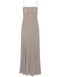 ROTATE BIRGER CHRISTENSEN - Elegant Long Chiffon Dress With Thin Straps (Size 34) - Lyst