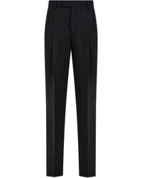 Ferragamo - Tailored Straight-Leg Trousers - Lyst
