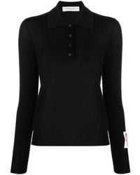 Golden Goose - Fine-Knit Wool Polo Shirt - Lyst