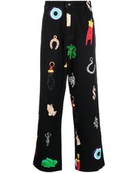 Sky High Farm - Jeans Mit Grafischem Print - Lyst