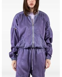 Freecity - Satin Bomber Jacket - Lyst