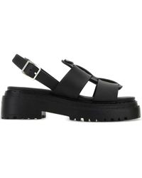 Prada - Plateau-Sandalen mit Schnalle - Lyst