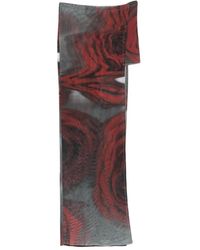 Jean Paul Gaultier - Blurry Roses Mini Skort - Lyst