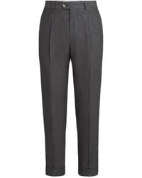 Brunello Cucinelli - Pantalones Délavé Con Pinzas - Lyst