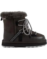 EMU - Blurred Lace-Up Boots - Lyst