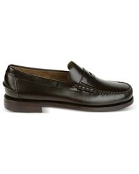 Sebago - Whipstitch-Trim Penny Loafers - Lyst