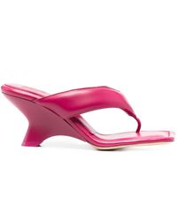 Gia Borghini - Flip Flop Heeled Sandals - Lyst