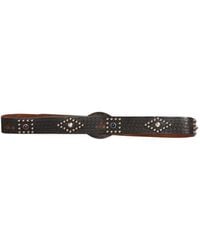 RRL - Cinturón De Piel Con Apliques - Lyst