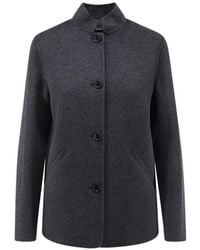 Aspesi - Chaqueta Con Cuello Alto - Lyst