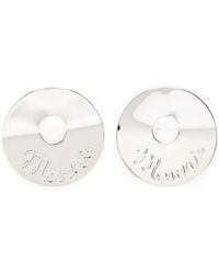 Marni - Pendientes Redondos Con Logo - Lyst