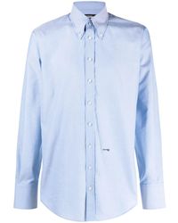 DSquared² - Logo-Print Long-Sleeve Shirt - Lyst