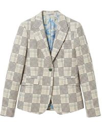 ABSEITS - Graphic-Check Blazer - Lyst