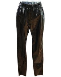 MSGM - Shiny-Effect Pants - Lyst