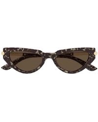 McQueen - Cat-Eye Logo Sunglasses - Lyst