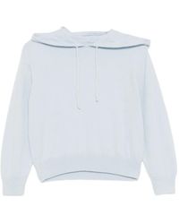 Teddy Cashmere - Logo-Embroidered Hoodie - Lyst