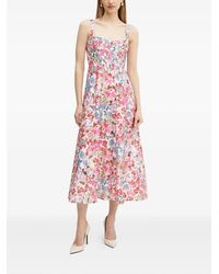 Bardot Gillian Midi Dress in White | Lyst