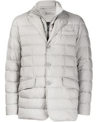 Herno - Chaqueta Acolchada Con Botones - Lyst