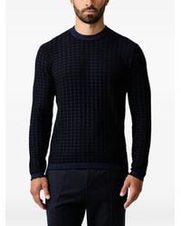 ARMANI EXCHANGE - Geometric-Patterned Sweater - Lyst
