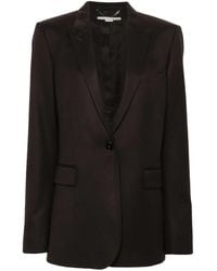 Stella McCartney - Single-Breasted Wool Blazer - Lyst