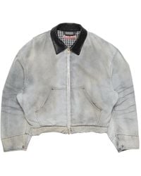 Acne Studios - Faded Denim Bomber Jacket - Lyst