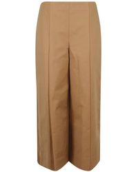Jonathan Simkhai - Pressed-Crease Wide-Leg Trousers - Lyst