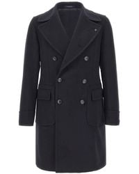 Tagliatore - Carlo Double-Breasted Wool Coat - Lyst