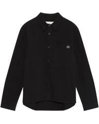 Calvin Klein - Logo-Patch Shirt Jacket - Lyst