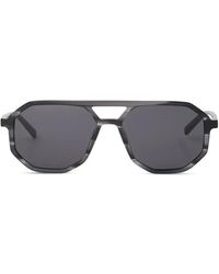KARL LAGERFELD - Pilot-Frame Sunglasses - Lyst