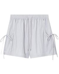 B+ AB - Drawstring-Waist Side-Tie Mini Shorts - Lyst