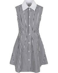 Sportmax - Striped Button-Up Dress - Lyst