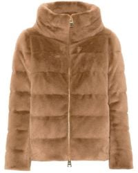 Herno - Jacke Aus Faux Fur - Lyst