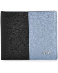 Tod's - Portemonnaie Mit Logo-Schild - Lyst