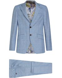 Etro - Checked Single-breasted Suit - Lyst