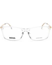 BOSS - Rectangle-Frame Glasses - Lyst