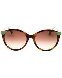 MAX&Co. - Round-Frame Tortoiseshell-Effect Sunglasses - Lyst