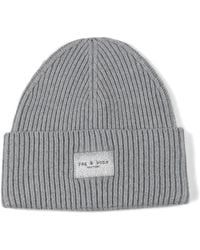 Rag & Bone - Ribbed Beanie Hat - Lyst