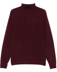 Brunello Cucinelli - Pull Côtelé À Col Montant - Lyst